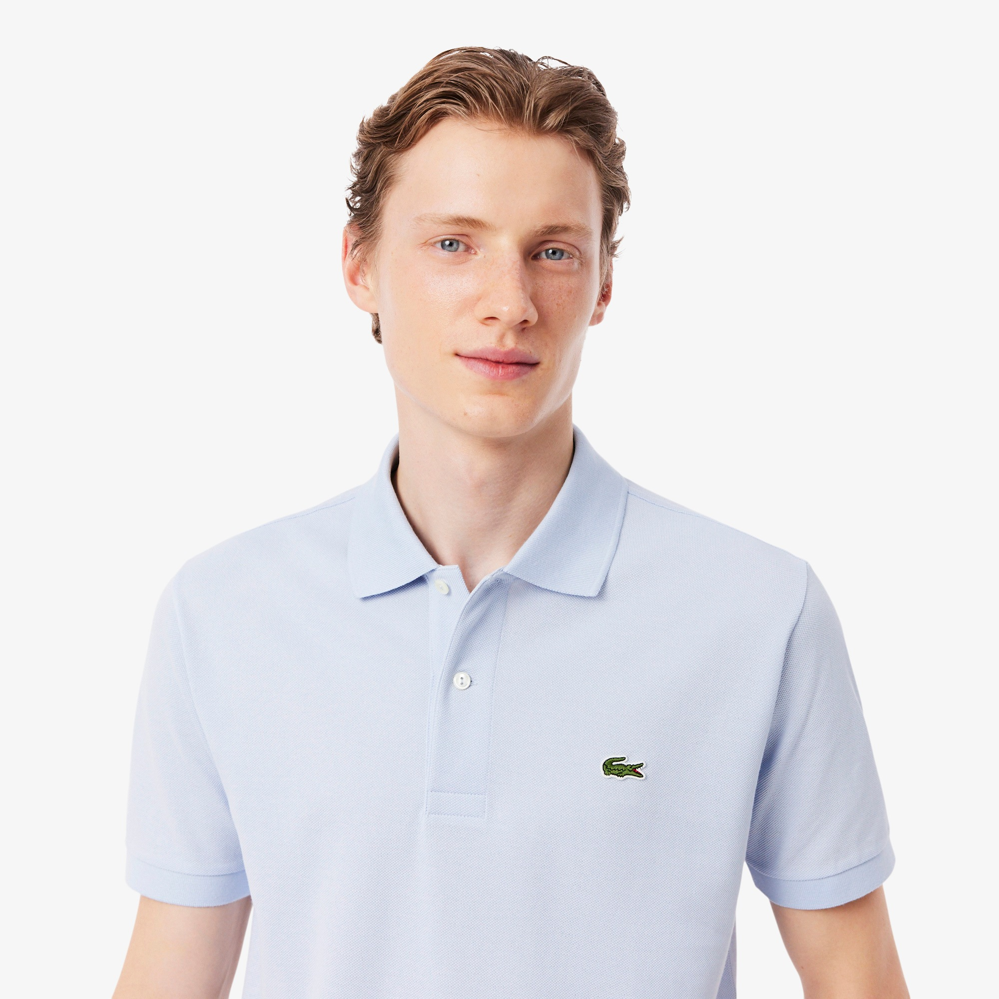 Polo Classic Fit Uomo Blue Cloud