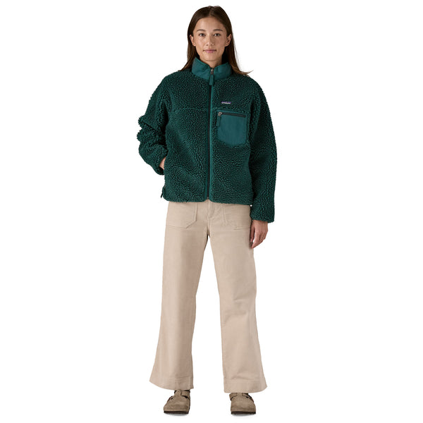 Giacca Classic Retro-X Fleece Donna Cascade Green