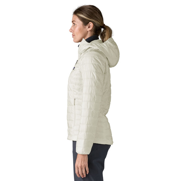 Frau Nano Puff Hoody Jacke Birch White