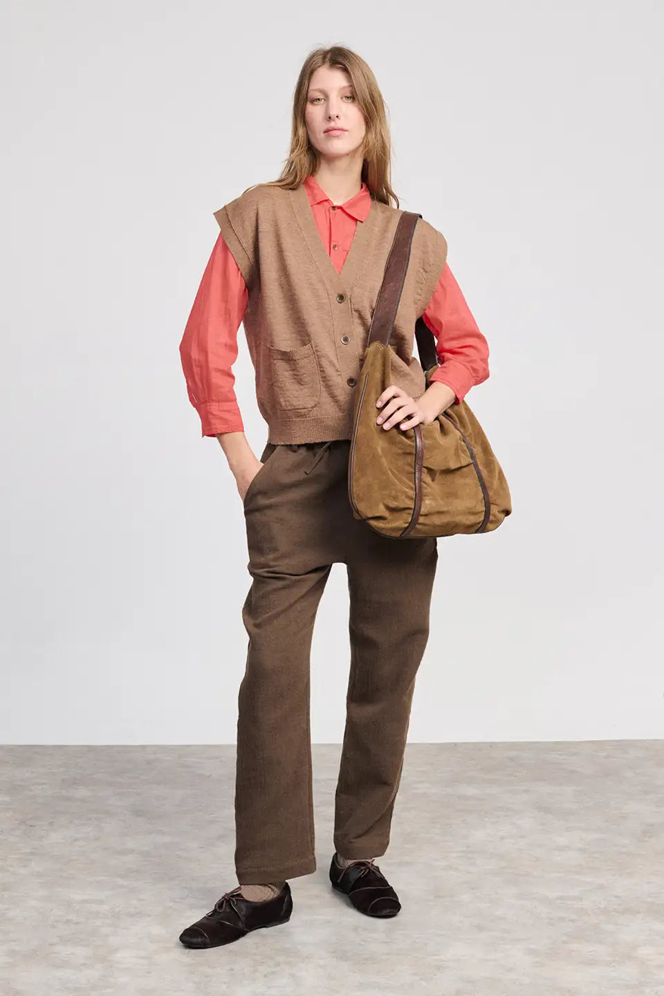 Borsa Louise Donna Brown