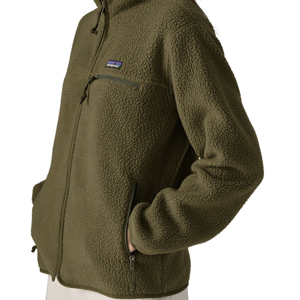 Frau Retro Pile Pullover Basin Green