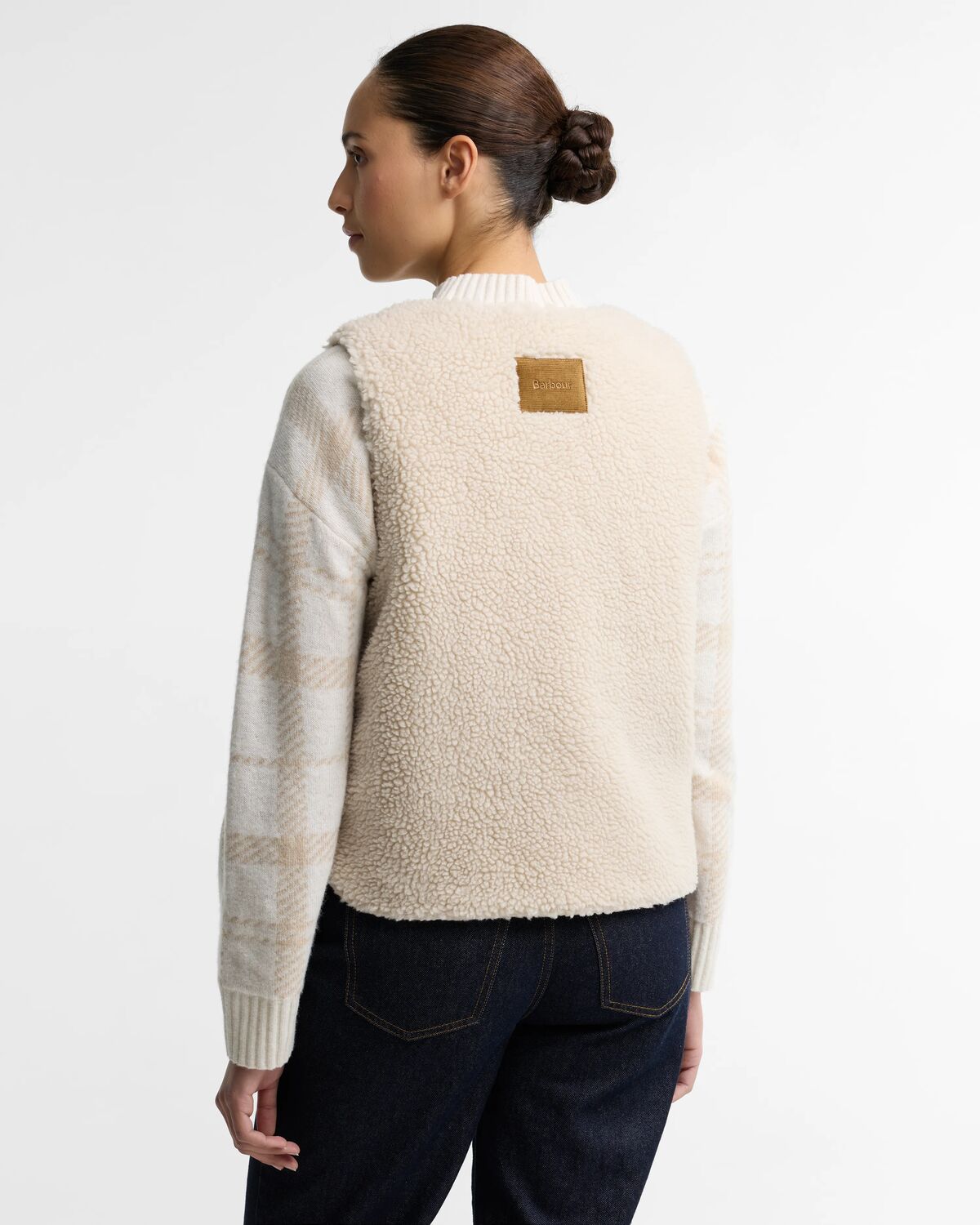 Gilet Bowes Fleece Donna Ecru