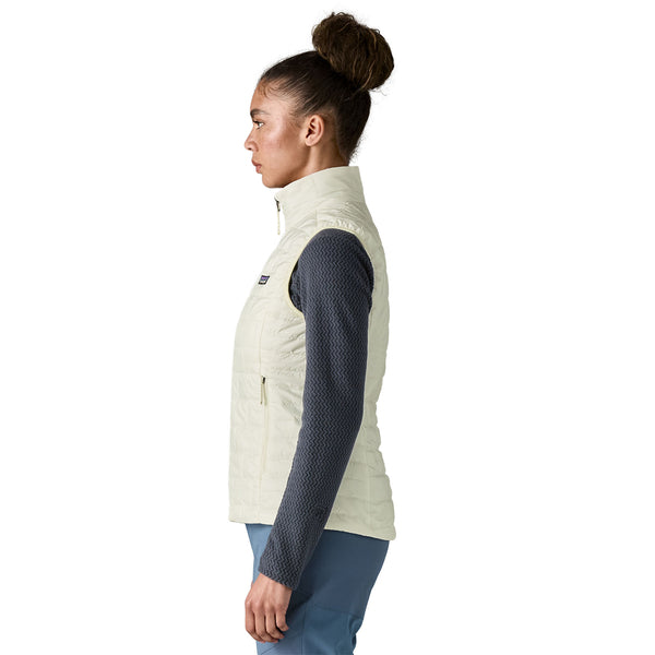 Frau Nano Puff Weste Brich White