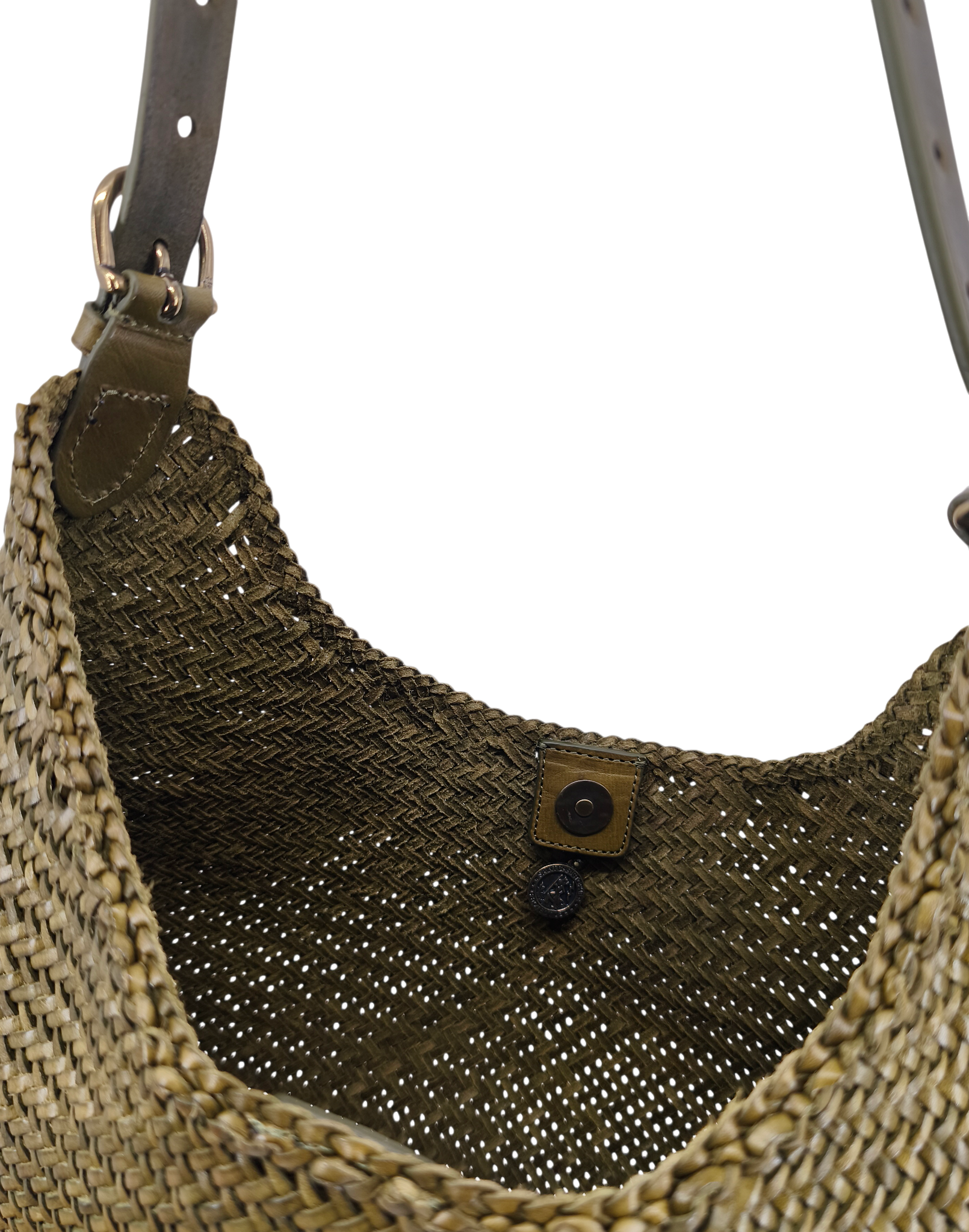 Borsa Mezza Luna Donna Khaki