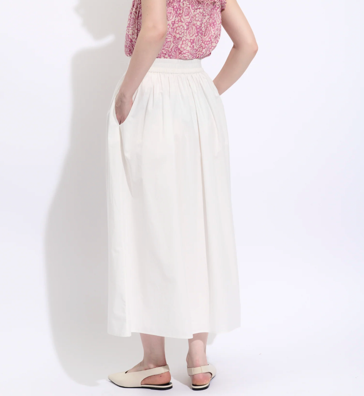 Falda Claude Mujer White