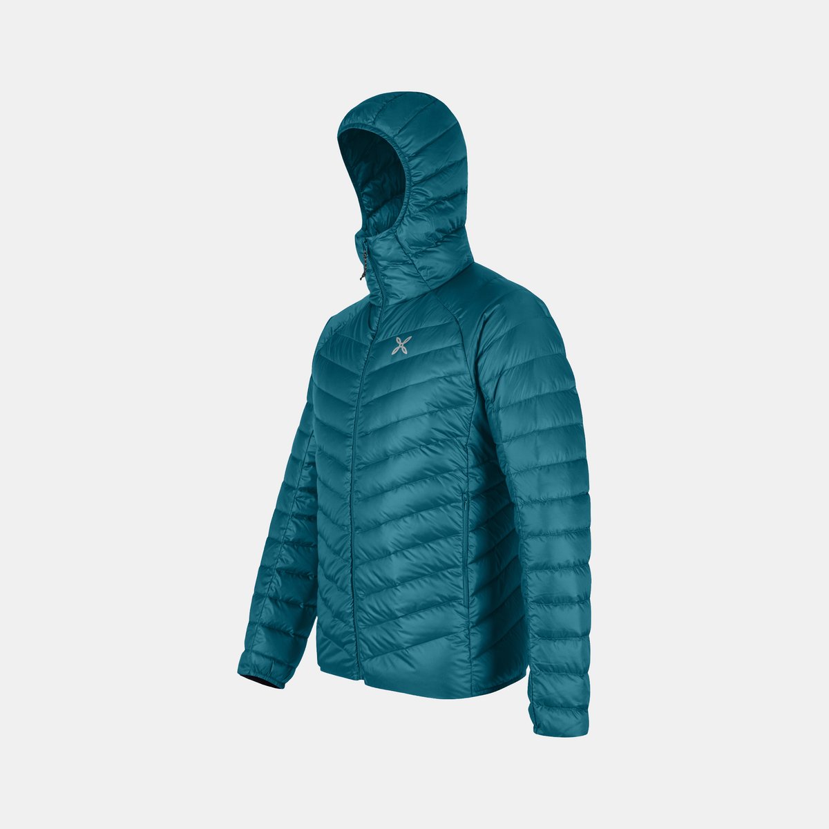 Giacca Breeze Hooded Duvet Uomo Steel Blue