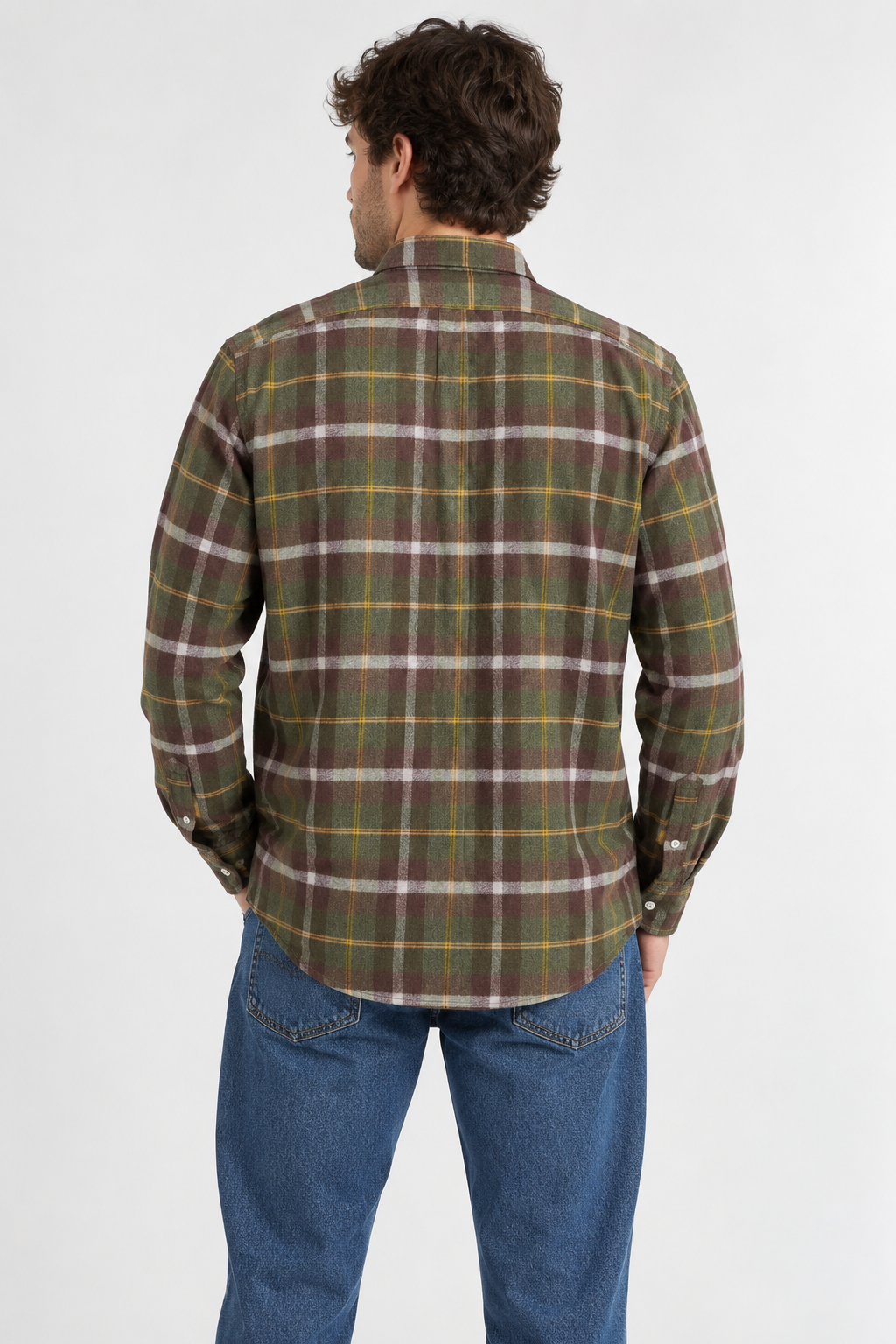 Camicia Bradford Flannel Uomo Military