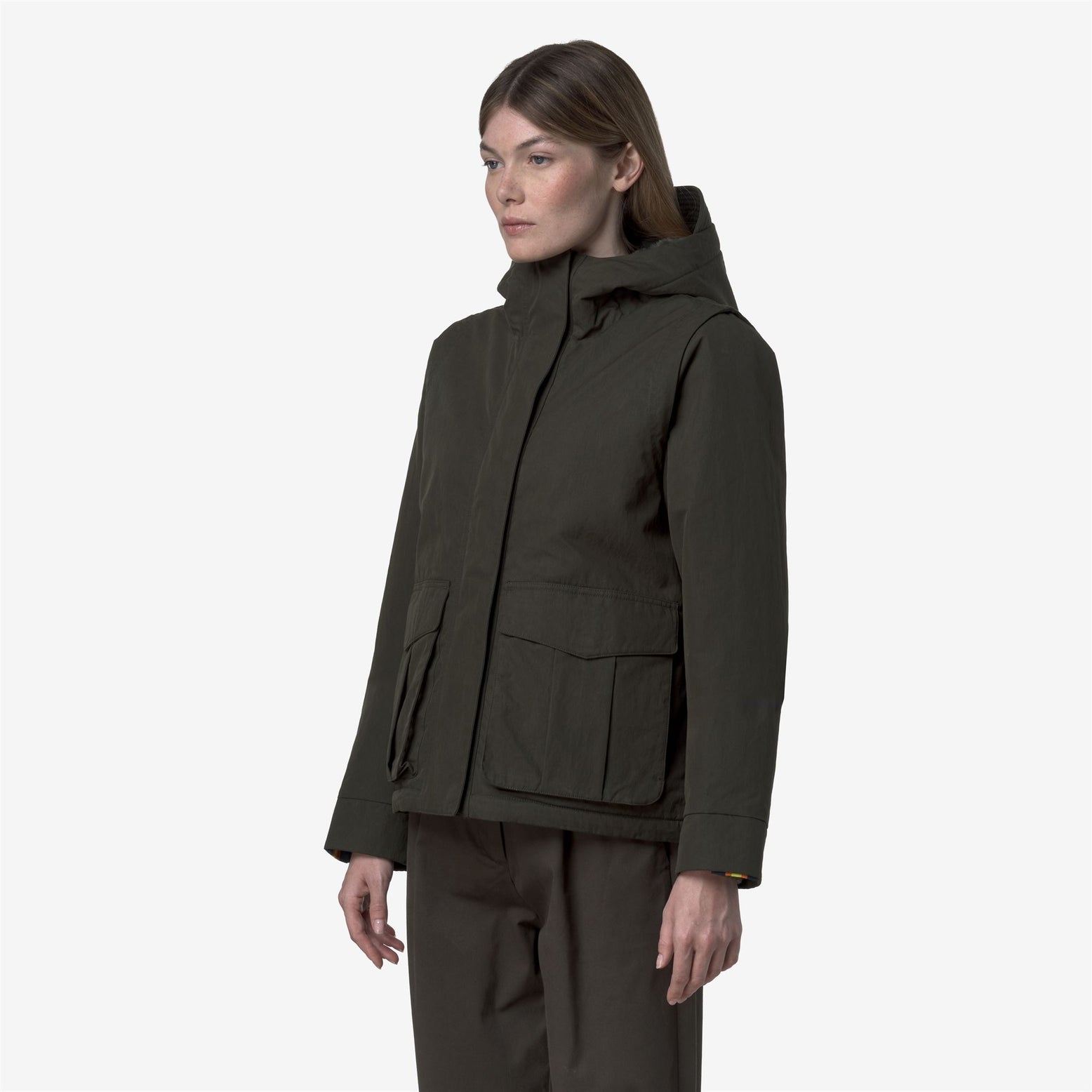 Giacca Ideler Cotton Feel Donna Green Blackish