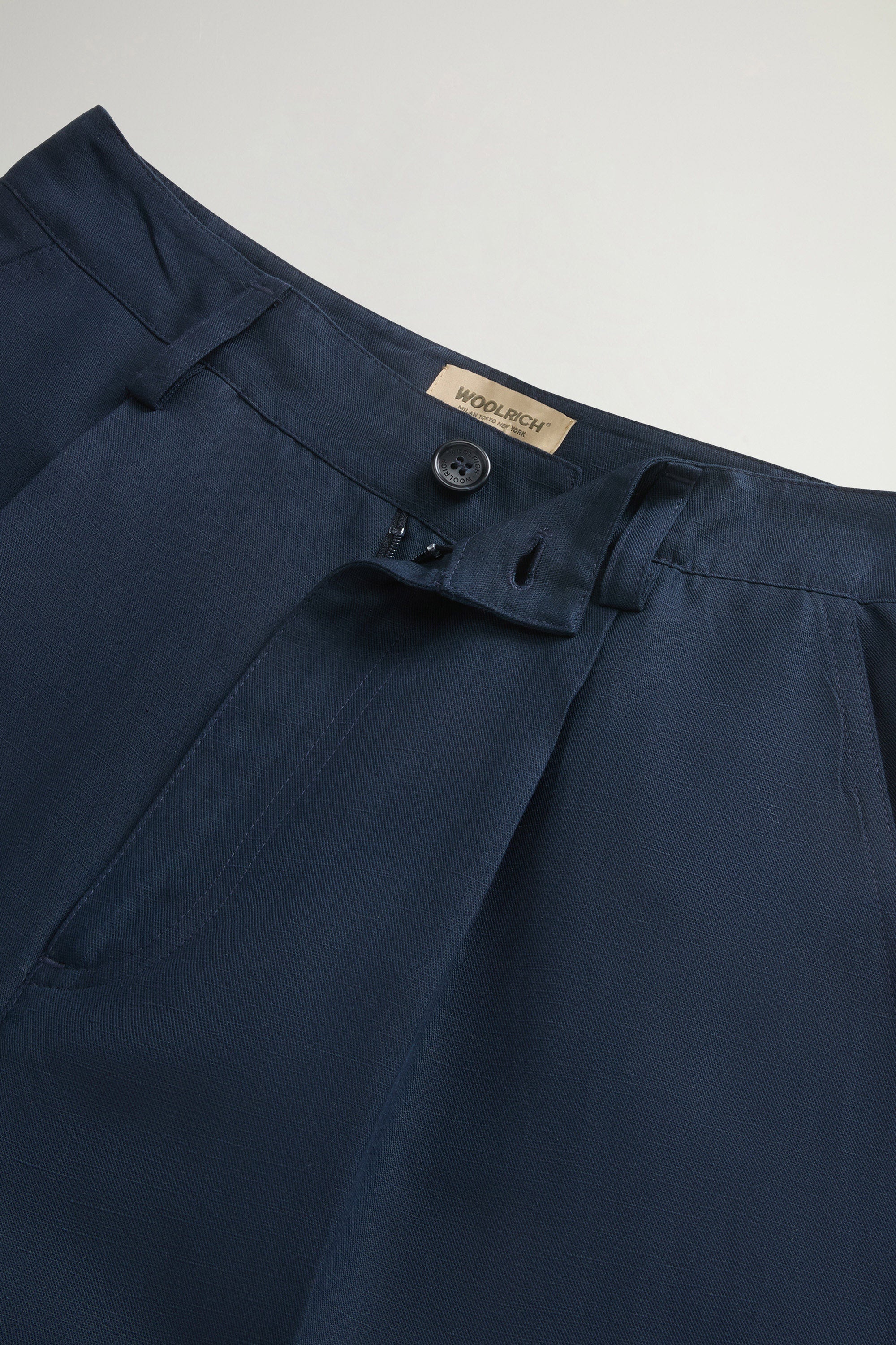 Frau Lyocell Linen Shorts Melton Blue
