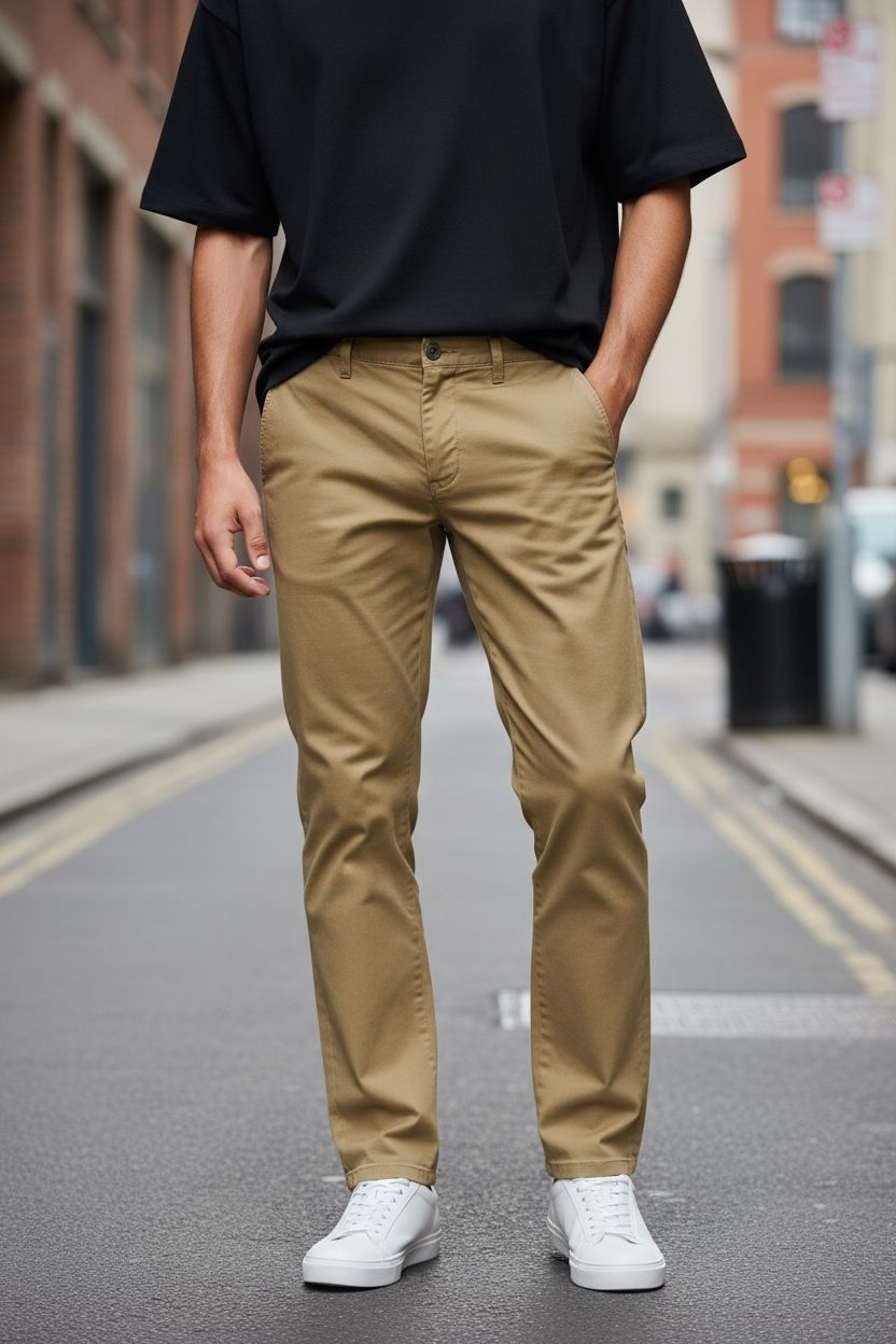 Pantaloni Carnaby Gabardina Uomo Khaki Green