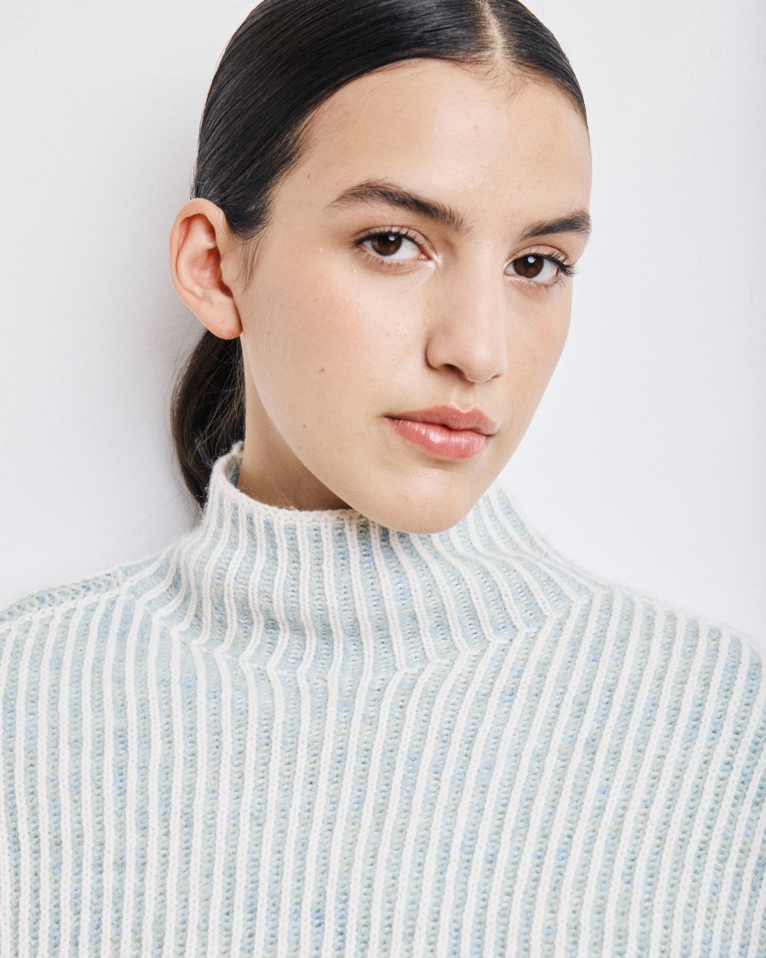 Maglia Myatis Donna Off White/Jade Green