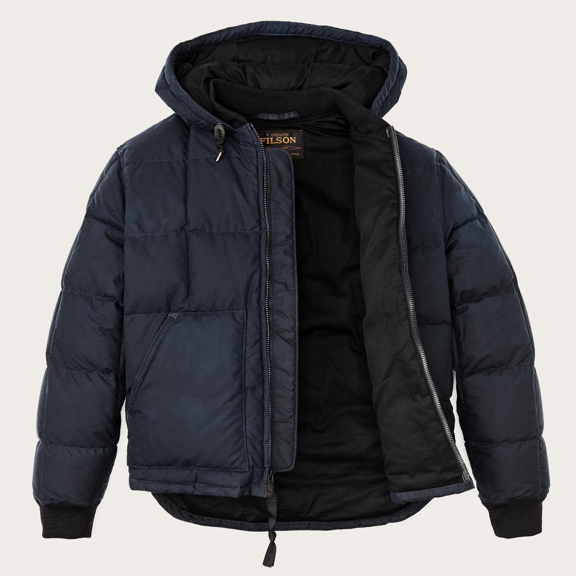 Giacca Waxed Down Uomo Night Sky