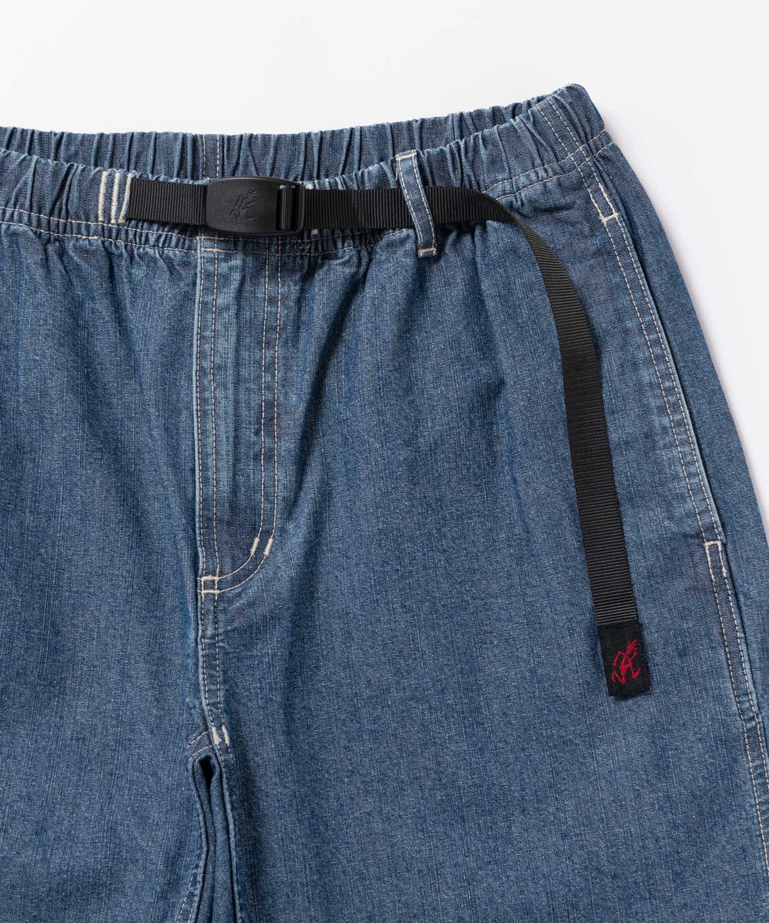 Shorts Japanese Chambray Homme Blue