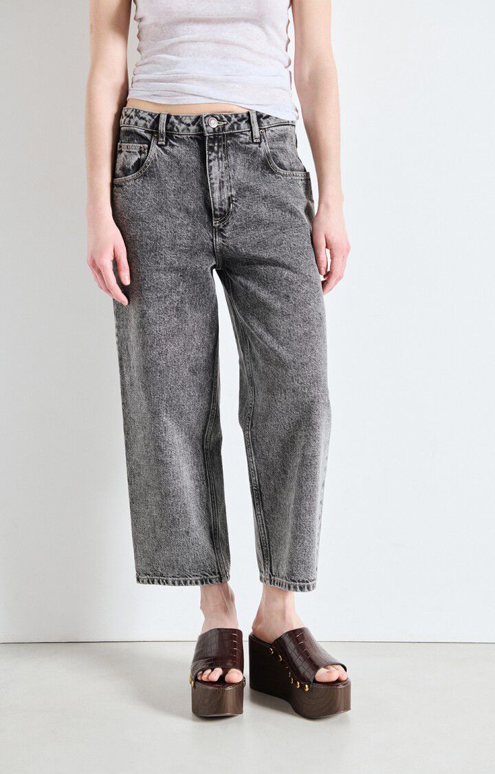 Pantaloni Yopday Boyfriend Donna Grey Salt And Pepper