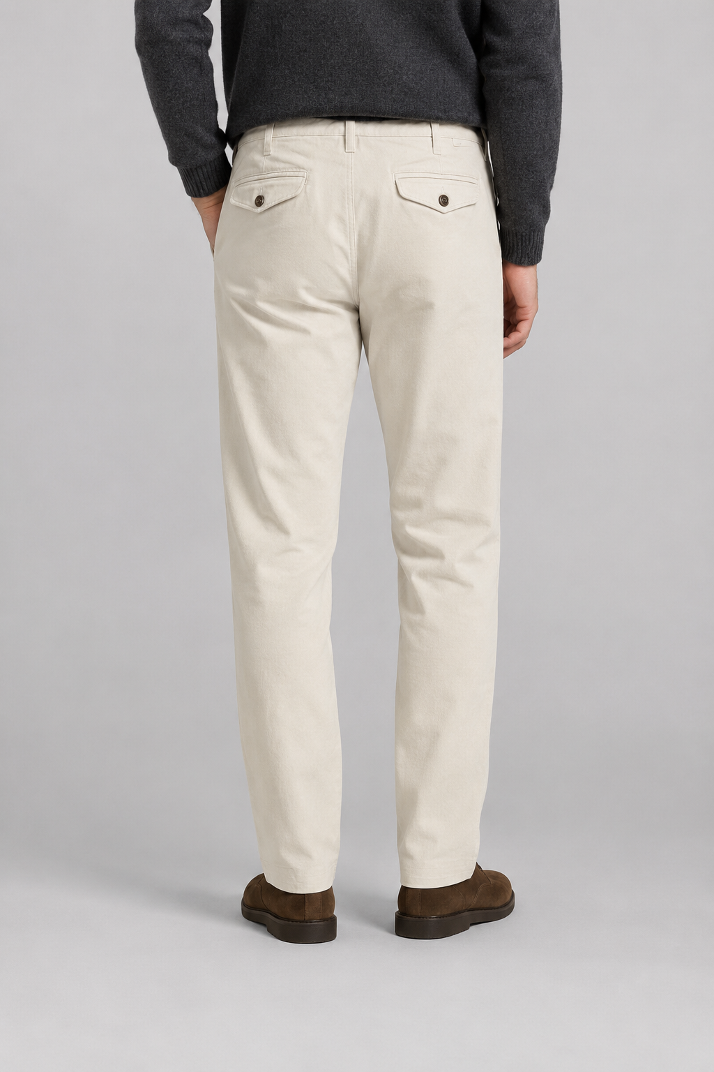Pantaloni Selvadge Chino Uomo Natural