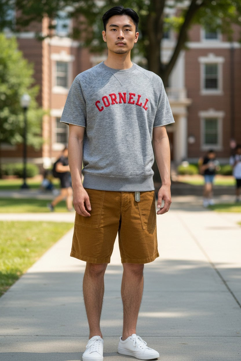 Sudadera Cornell Hombre Grey Melange