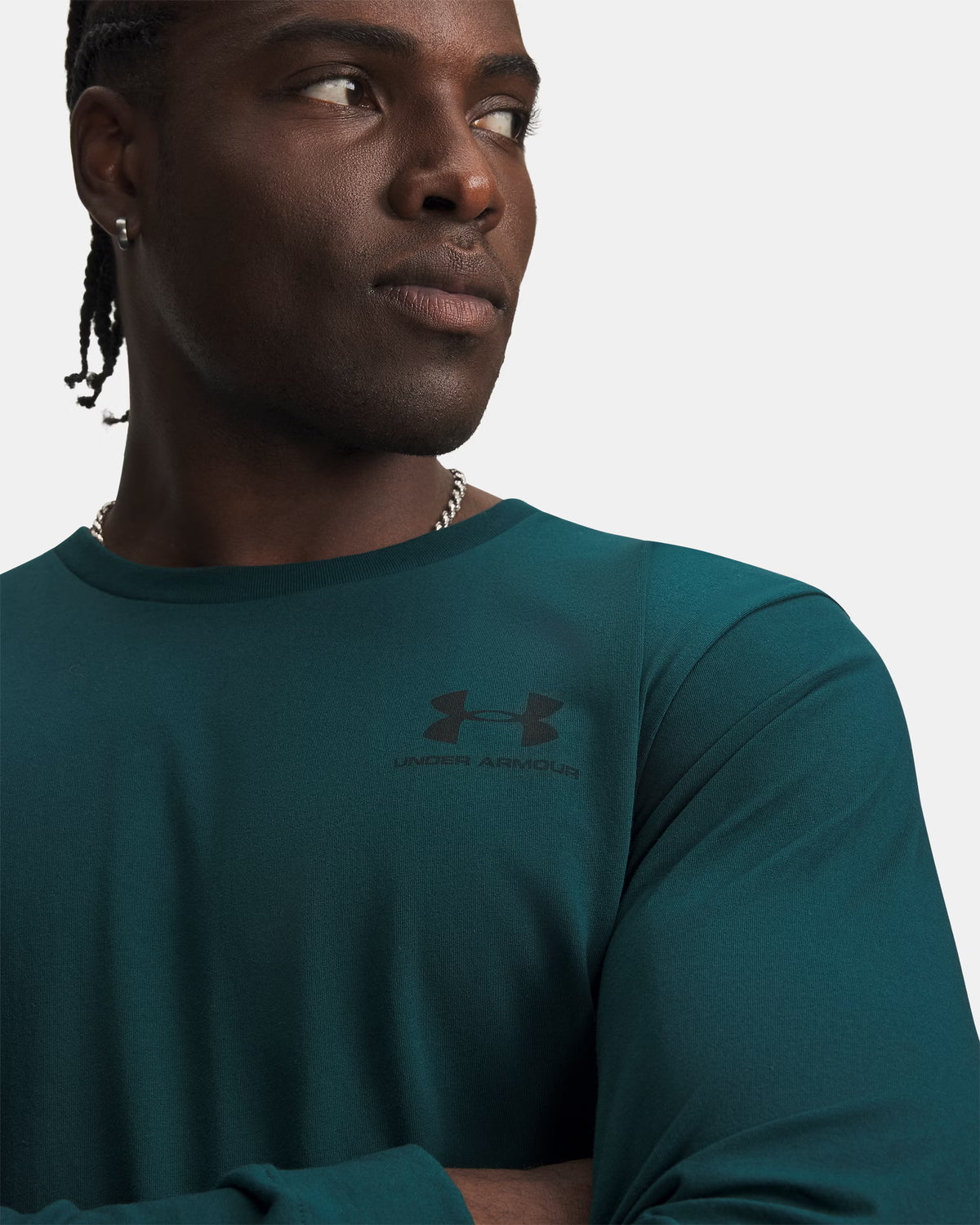 T-shirt Manches Longues Left Chest Homme Arden Green