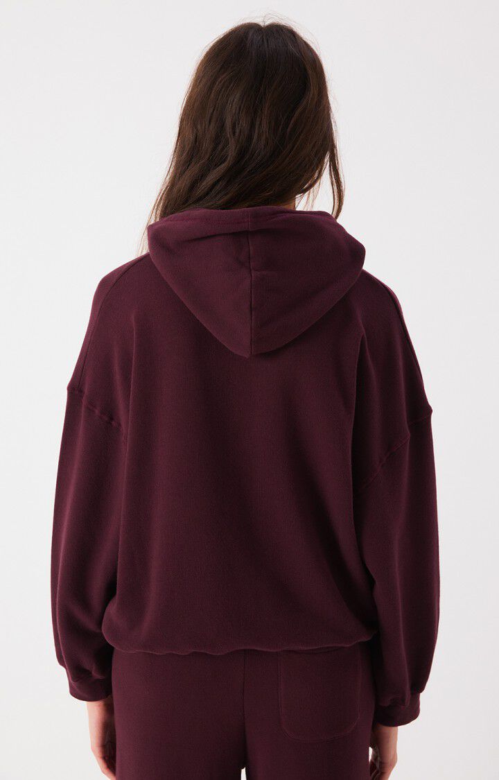 Maglia Atubay Hoody Donna Wine Lees