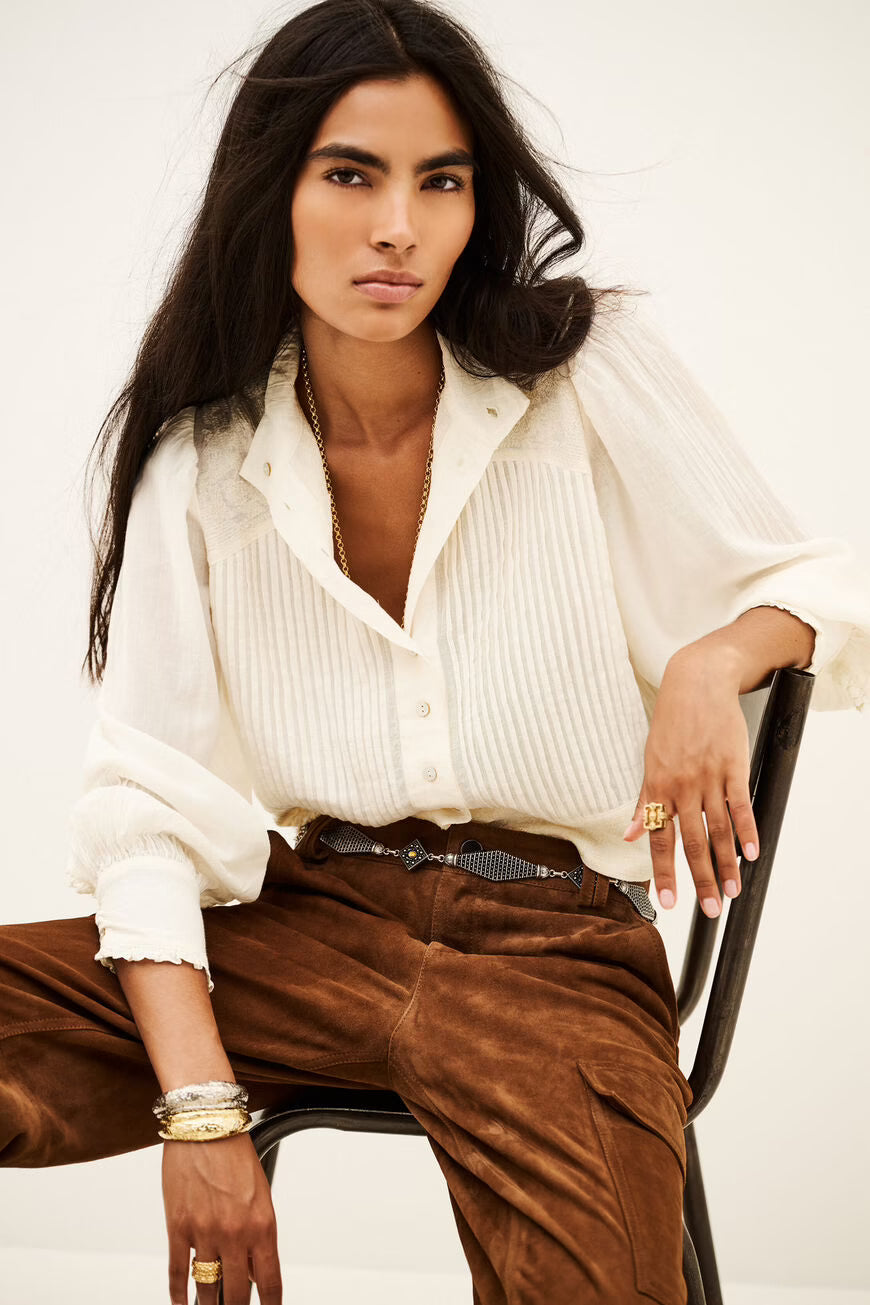 Camicia Tavia Donna Ecru
