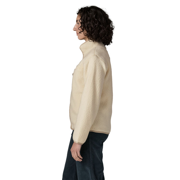 Camisola Retro Pile Flacee para Mulher — Natural