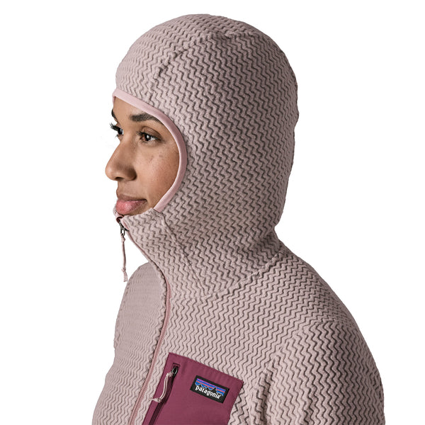 Maglia R1 Air Full-Zip Hoody Donna Stingray Mauve