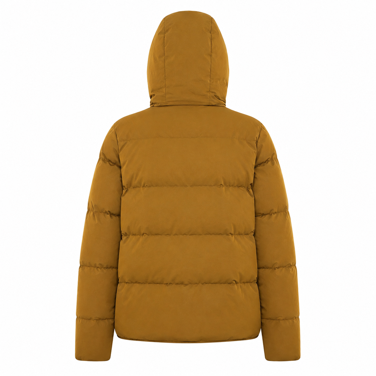 Frau Donna Shiny Nylon Fur Daunenjacke Brown