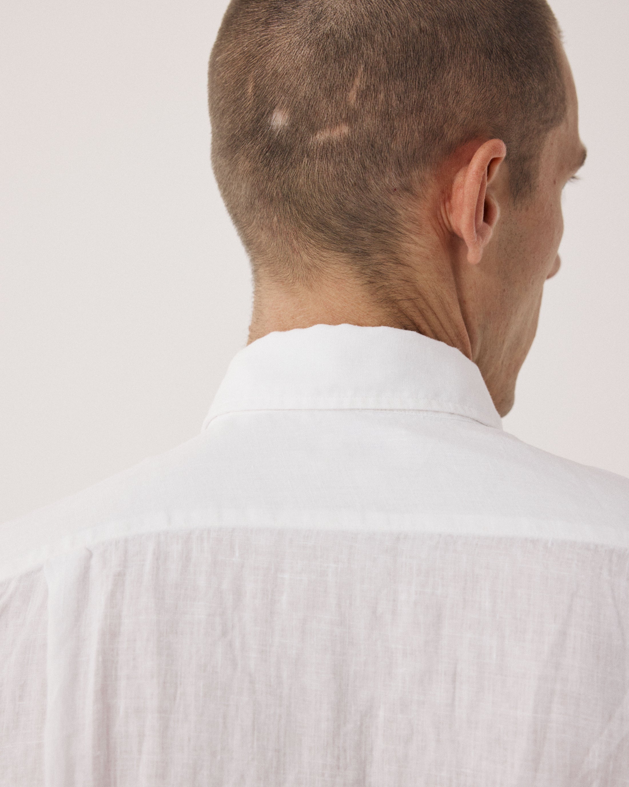 Camicia Paul Linen Uomo Bianca