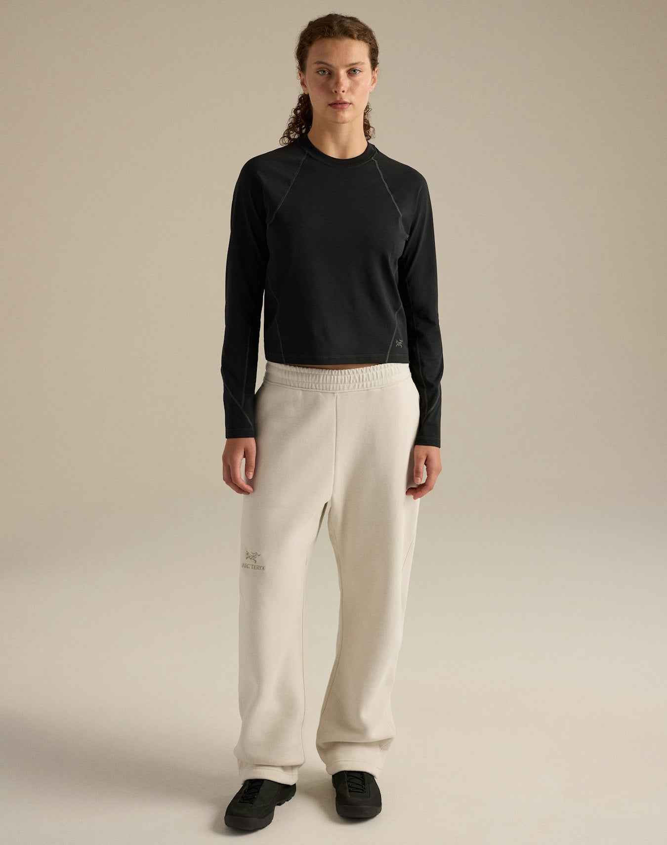 Pantaloni Emblem Fleece Jogger Donna Sea Salt
