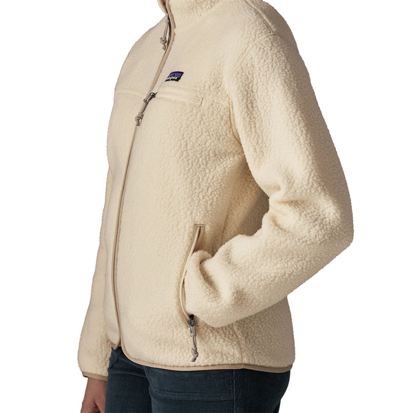 Camisola Retro Pile Flacee para Mulher — Natural