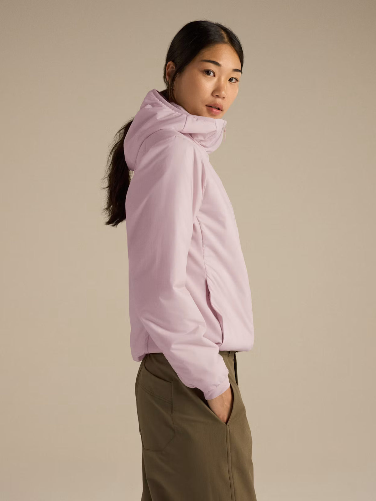 Frau Atom Hoody Jacke Alpine Rose