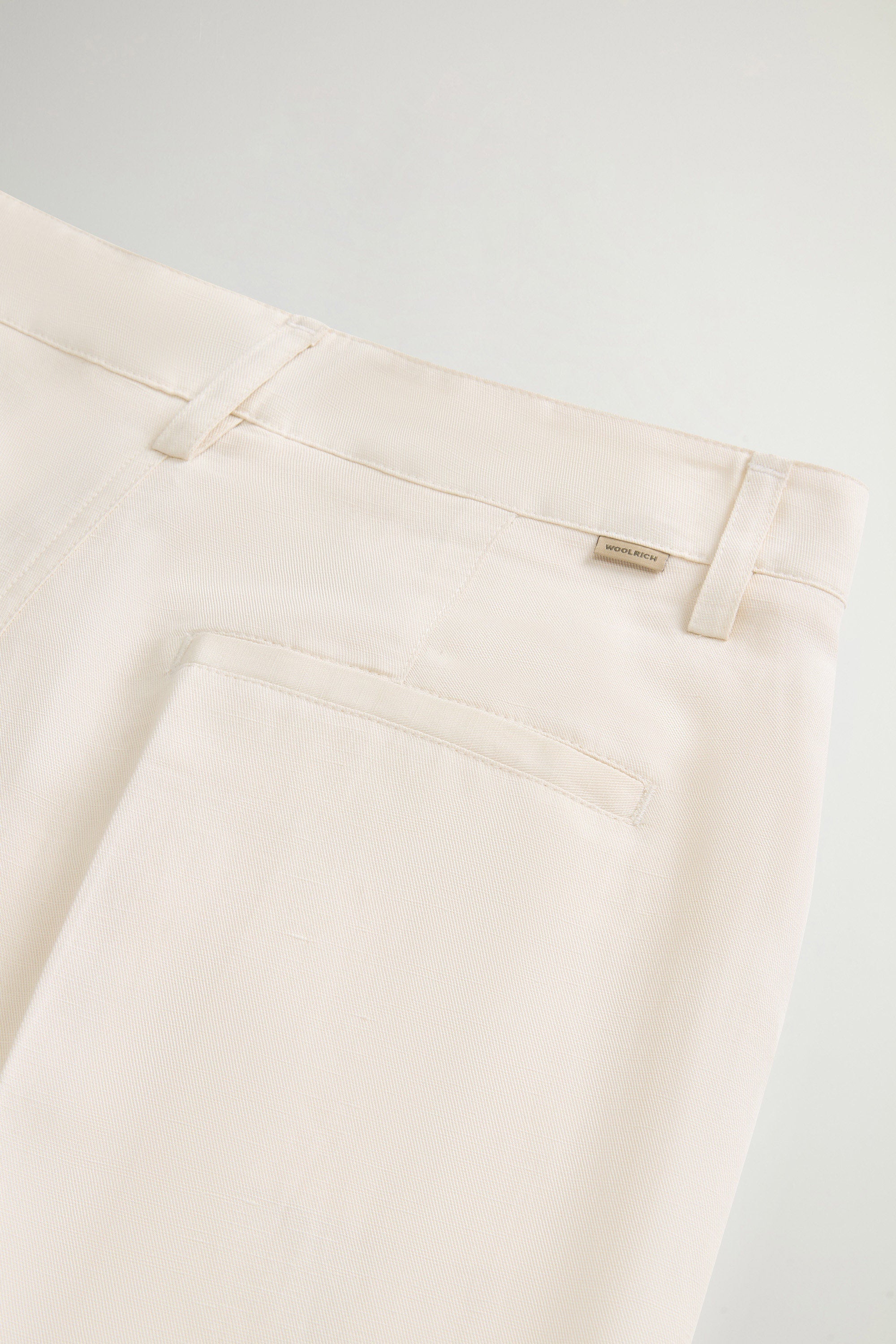 Pantaloncini Lyocell Linen Donna Milk Cream