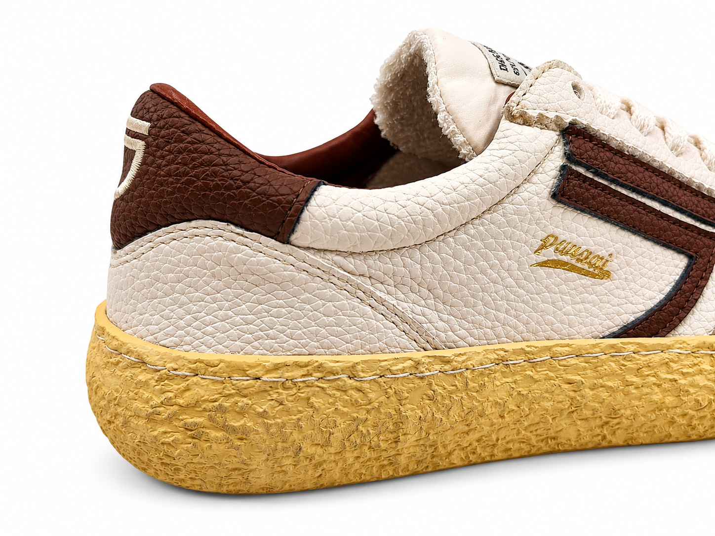 Mann Vintage Schuhe Cognac