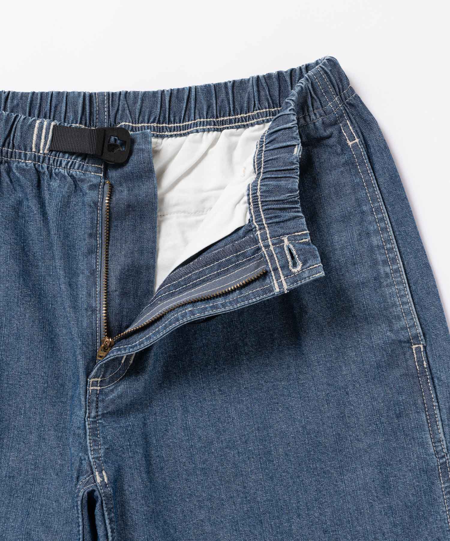 Shorts Japanese Chambray Homme Blue