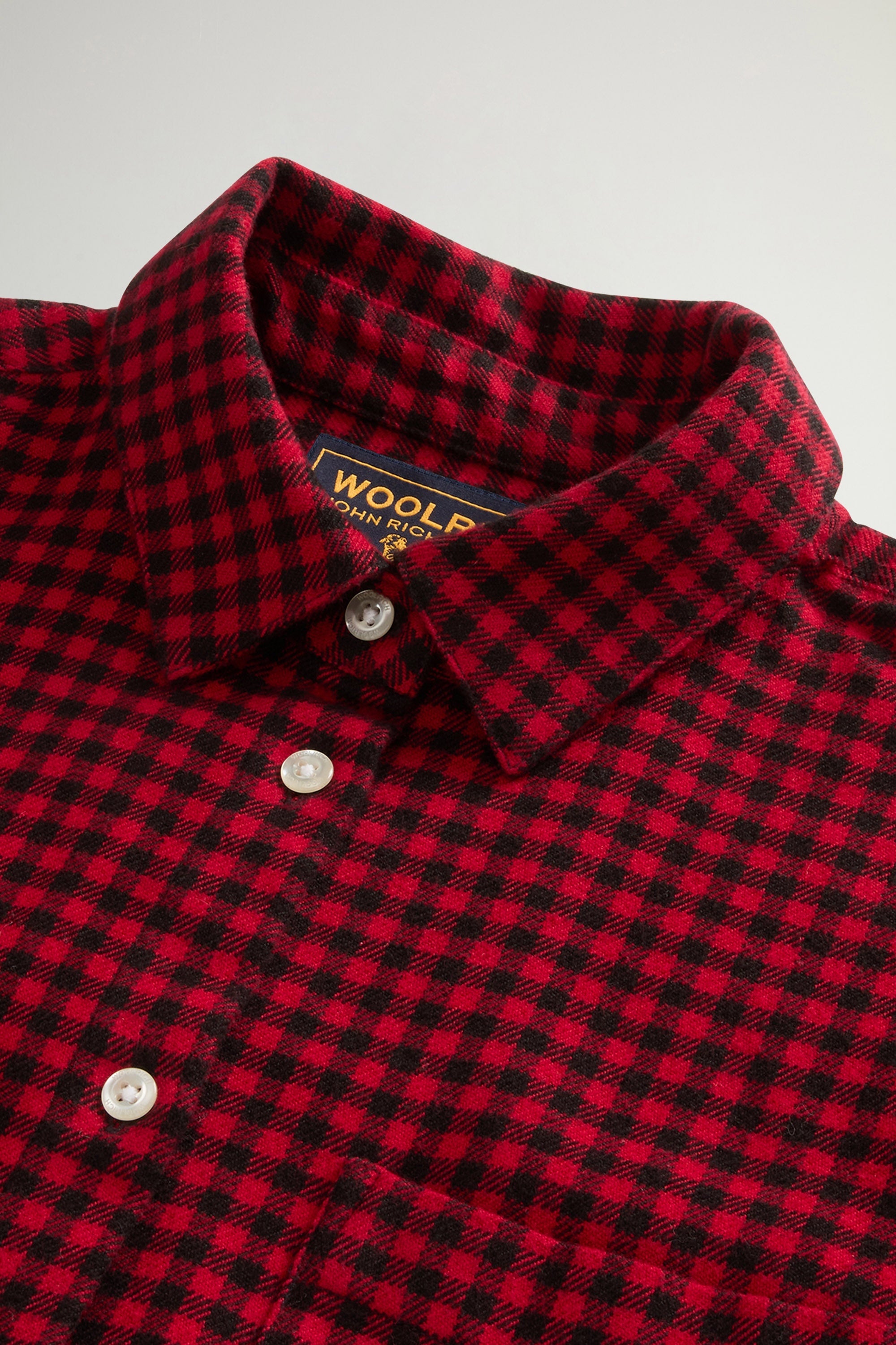 Chemise Heavy Cotton Femme Red Micro Buffalo