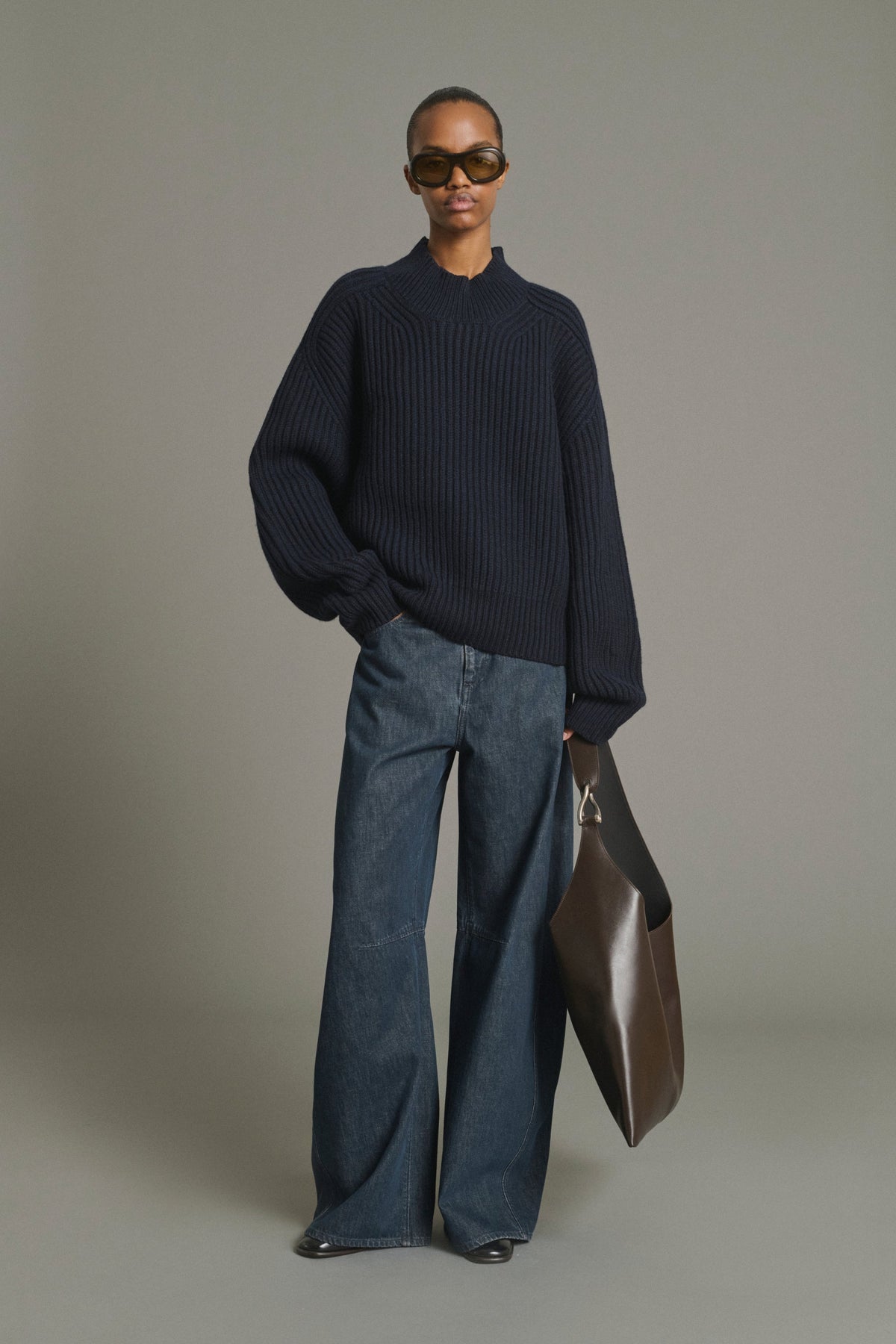 Pantaloni Gaspard Donna Blue Gris