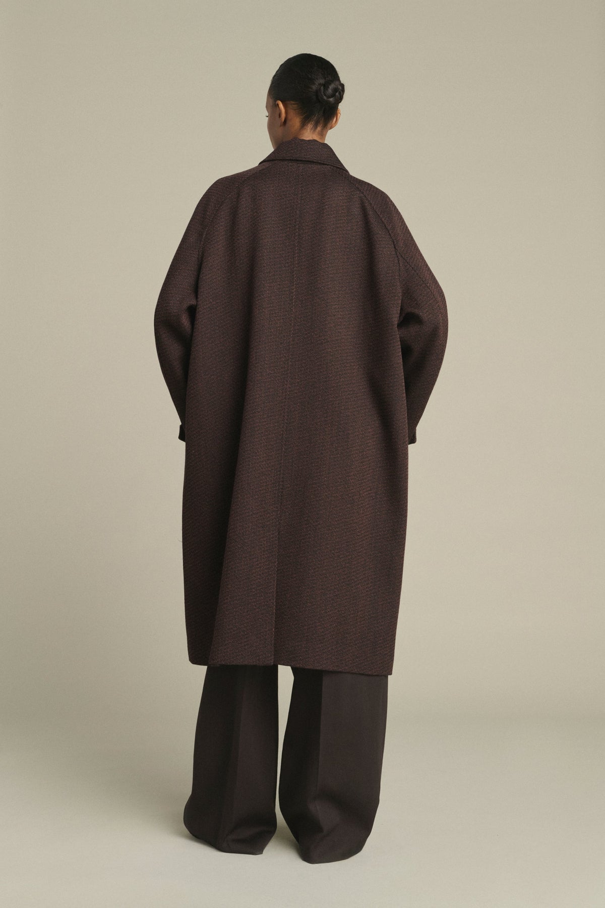 Frau Leandre Mantel Marron/Noir