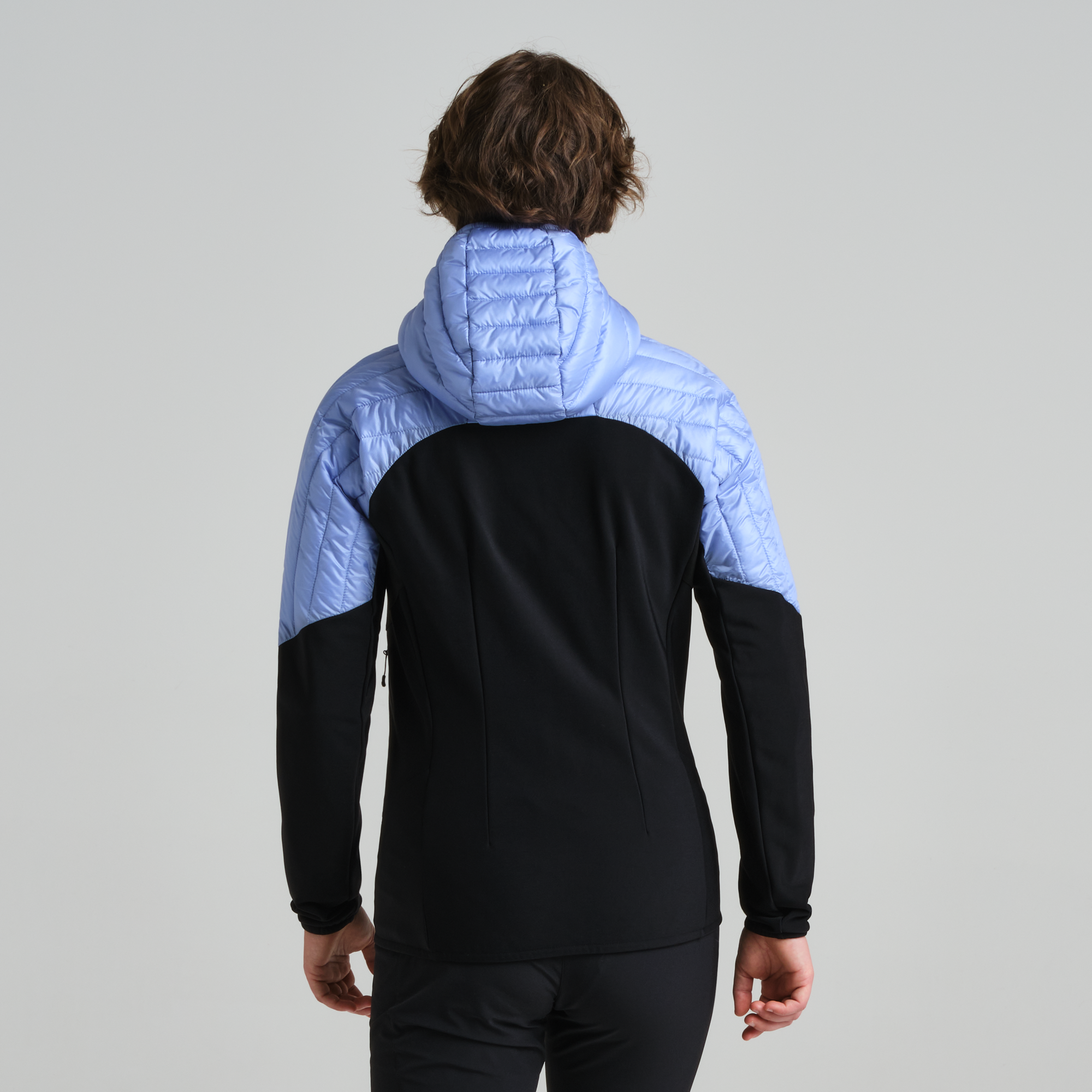 Doudoune Peak Hybrid Hooded Femme Bright Teal