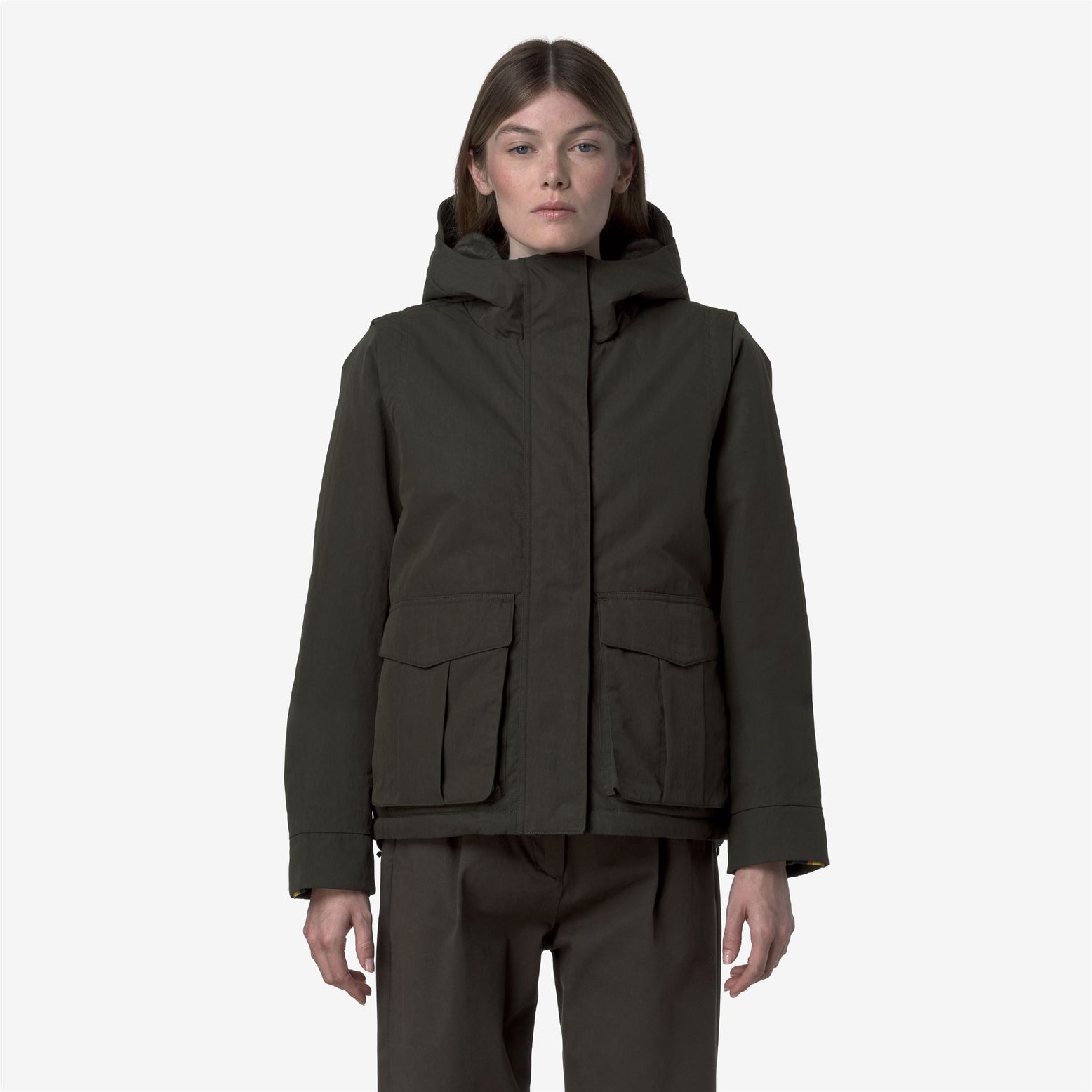 Giacca Ideler Cotton Feel Donna Green Blackish