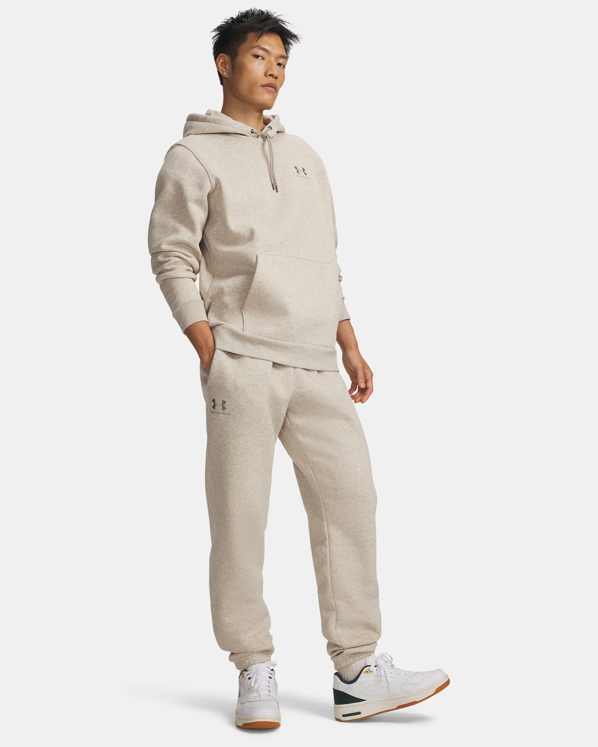 Pantaloni Icon Fleece Uomo Timberwolf Taupe