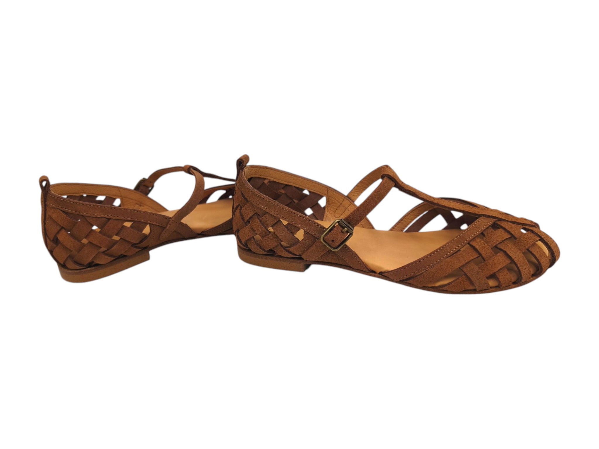 Sandali Pescaire Donna Tan Scamoscito