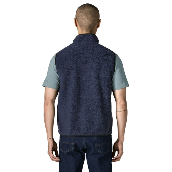 Mann Retro Pile Weste New Navy