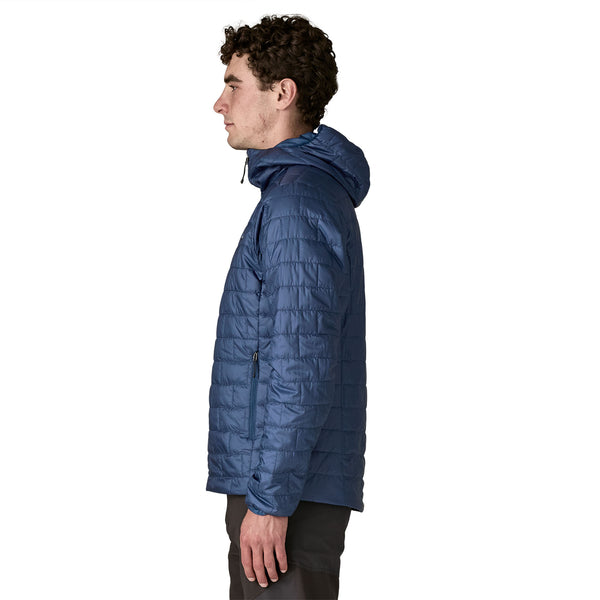 Giacca Nano Puff Hoody Donna Current Blue