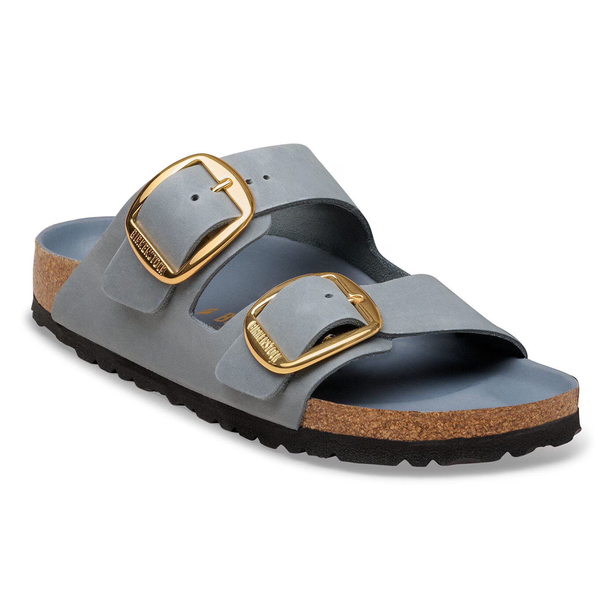 Sandalias Arizona Big Buckle Mujer Basalt Gray