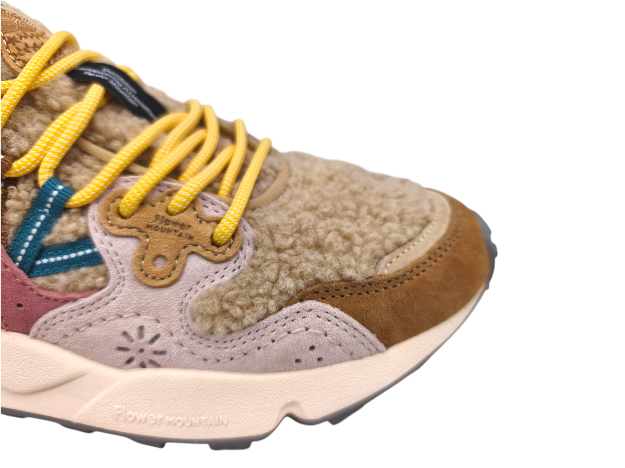 Scarpe Yamano 3 Teddy Donna Light Brown/Rose/Beige