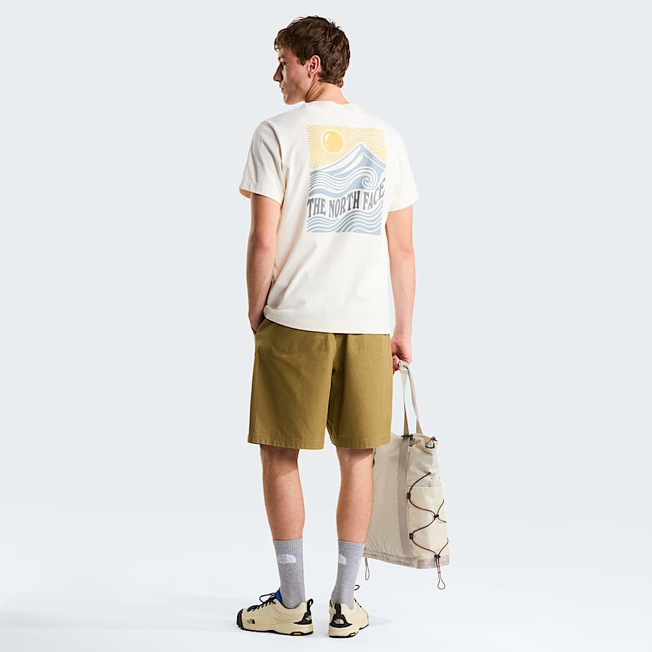 T-shirt Mountain Escape Relaxed White Dune