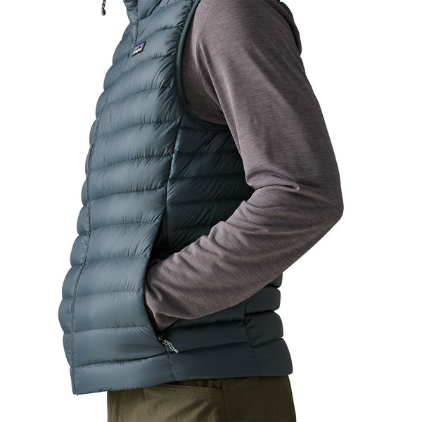 Mann Down Sweater Weste Summit Blue