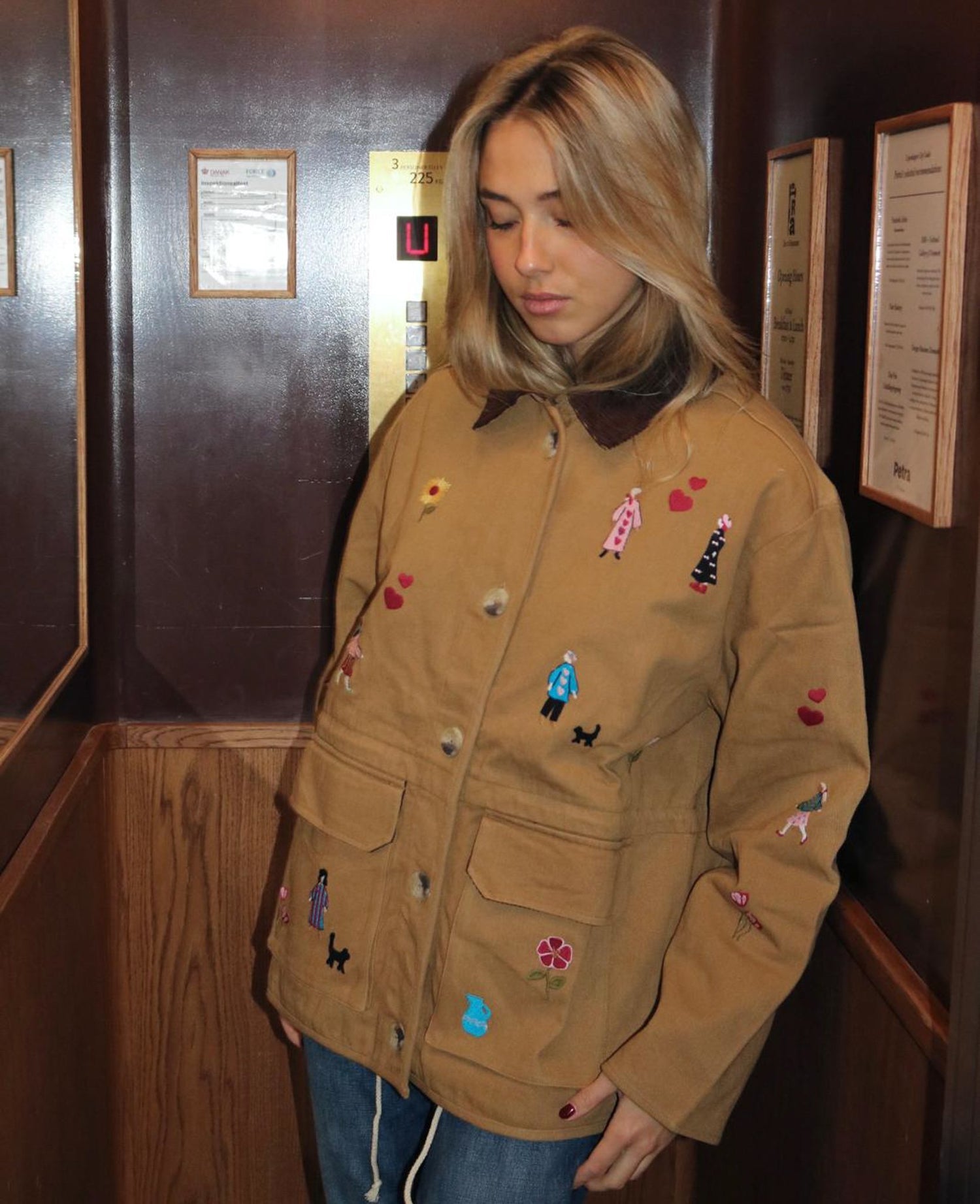 Chaqueta Cara Mujer Camel