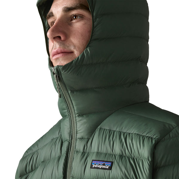 Giacca Down Sweater Hoody Uomo Treeline Green