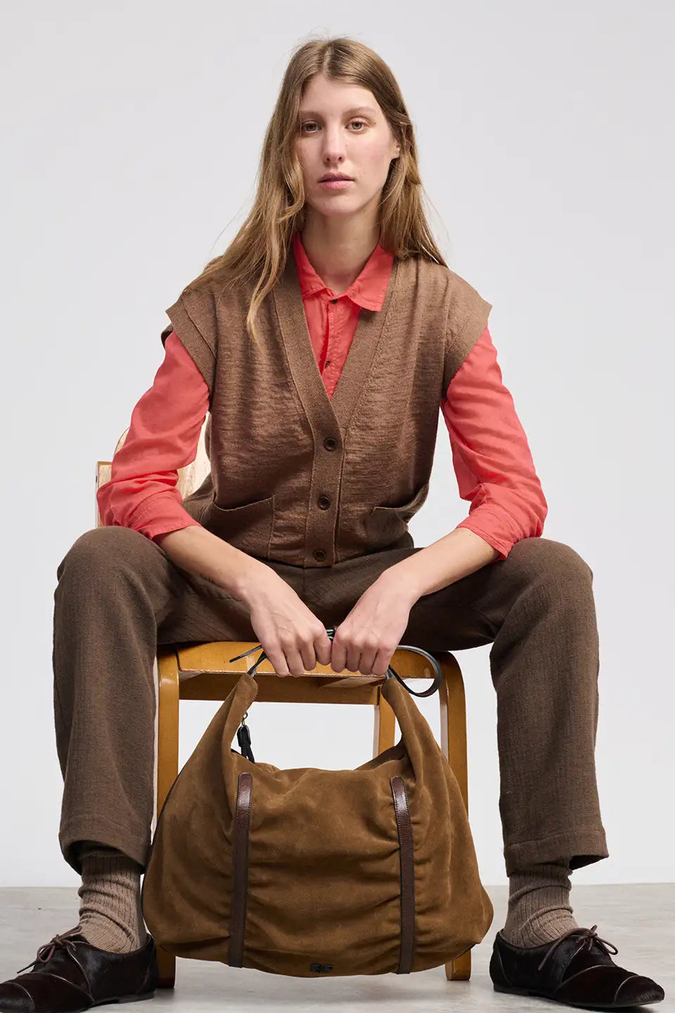 Borsa Louise Donna Brown