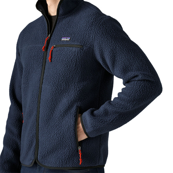 Maglia Retro Pile Flacee Uomo New Navy
